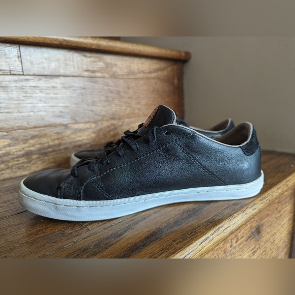 Cole Haan Margo BLACK Leather Athletic Athleisure Shoes Sneakers Women's Size 6B - Picture 5 of 14